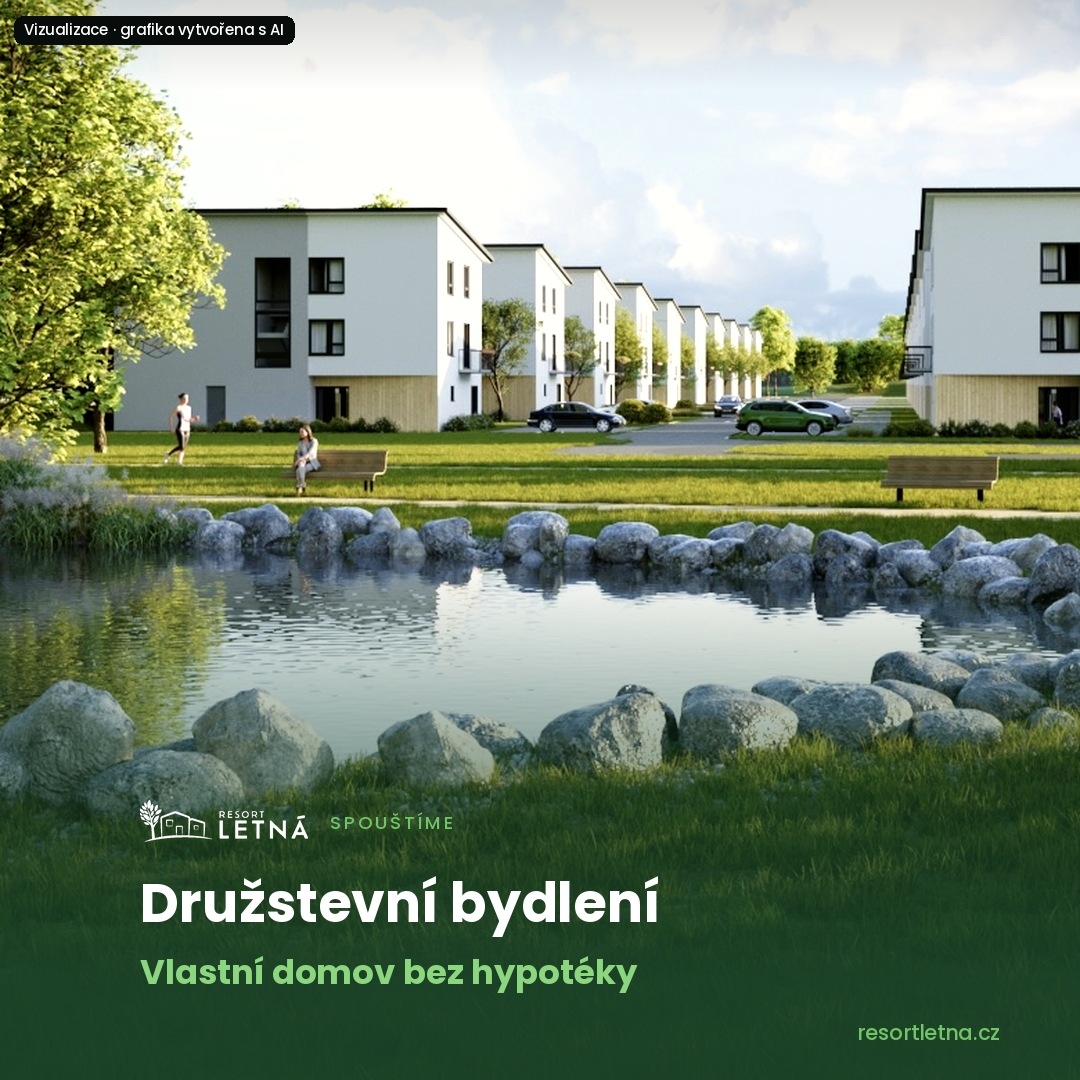 Bydlete bez hypotéky. Nově nabízíme družstevní bydlení