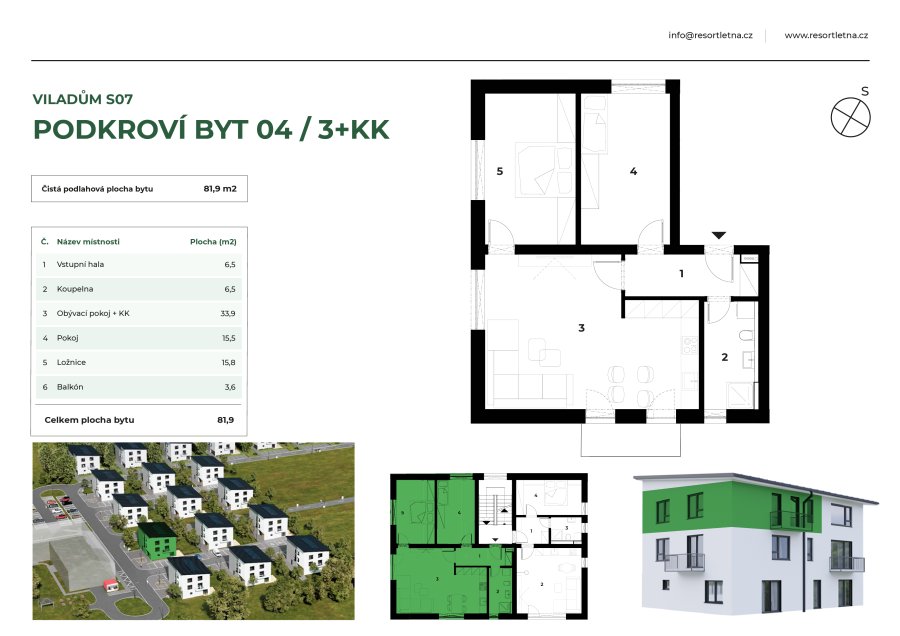 Podkroví byt 04