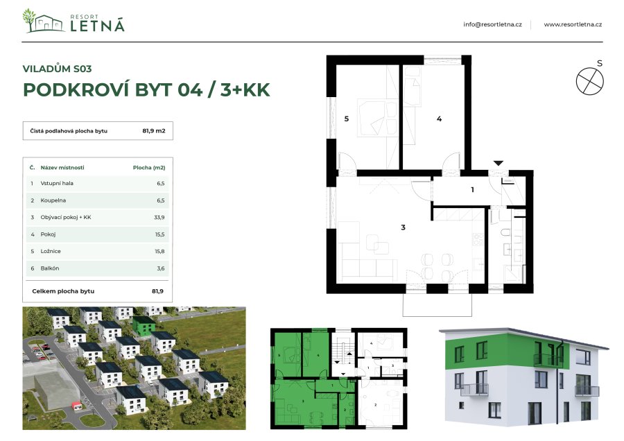 Podkroví byt 04