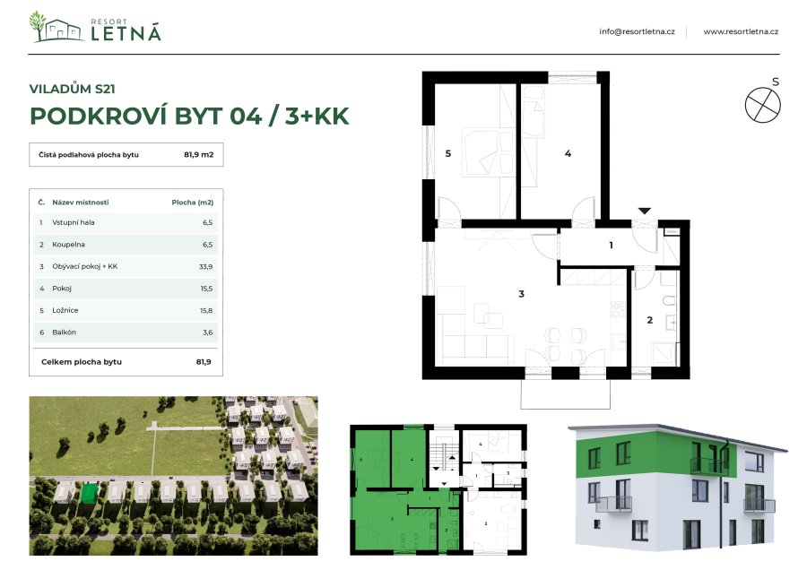 Podkroví byt 04