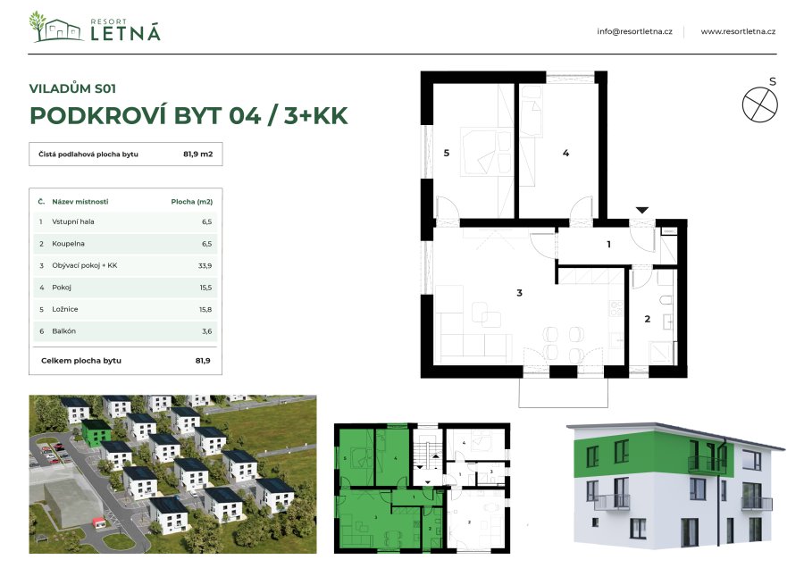 Podkroví byt 04
