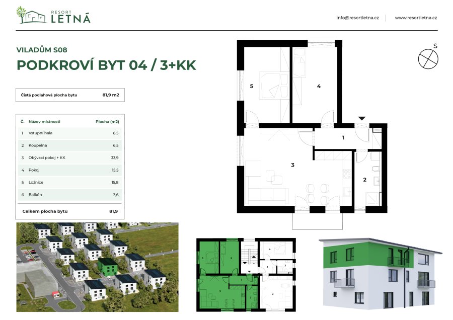 Podkroví byt 04